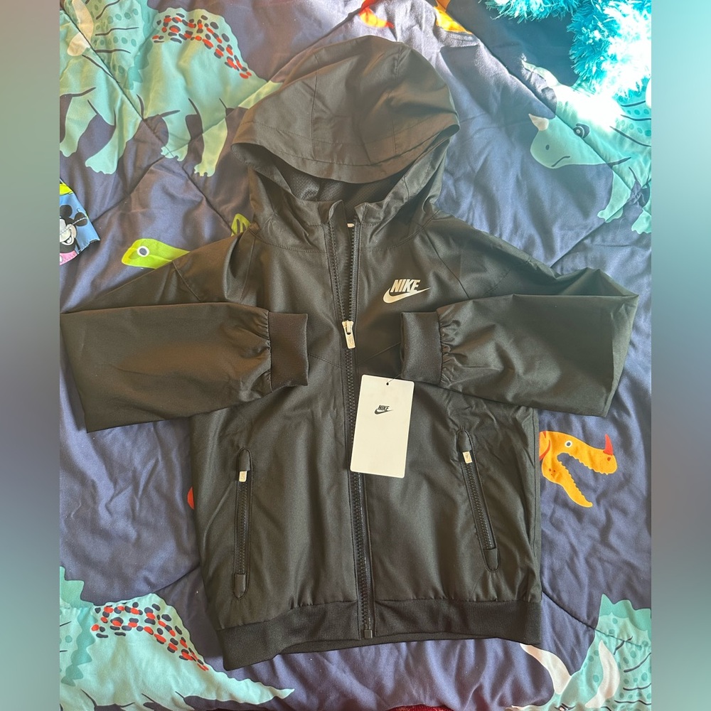 Nike Kids Black Raincoat